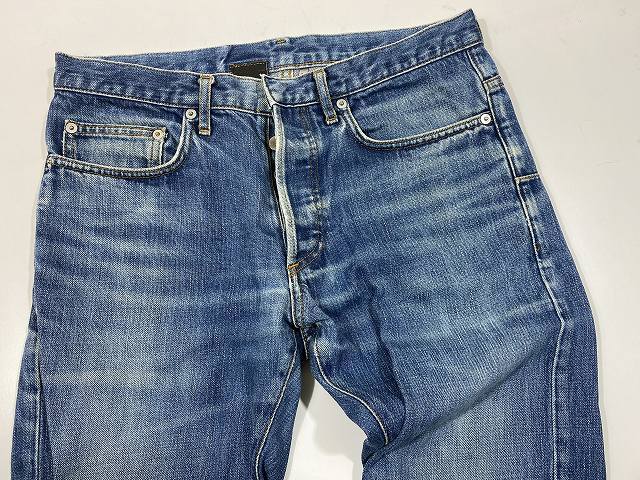 ディオールオム Dior HOMME ひげ加工 スキニーデニムパンツ ジーンズ 