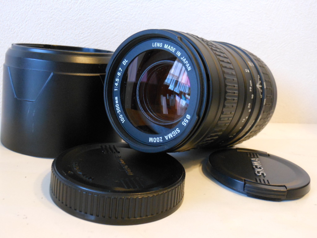 ☆希少美品級 ☆シグマ Sigma AF 100-300ｍｍ Ｆ4.5-6.7 DL Canon 即日発送 フード付