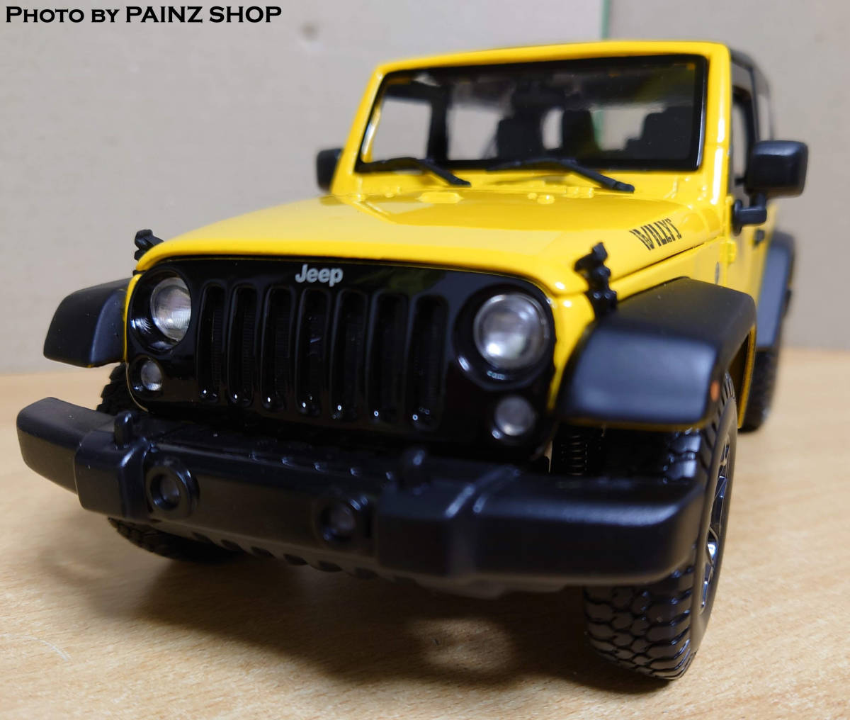 1⁄18 ジープラングラー ウィリス イエロー JEEP WRANGLER｜Yahoo