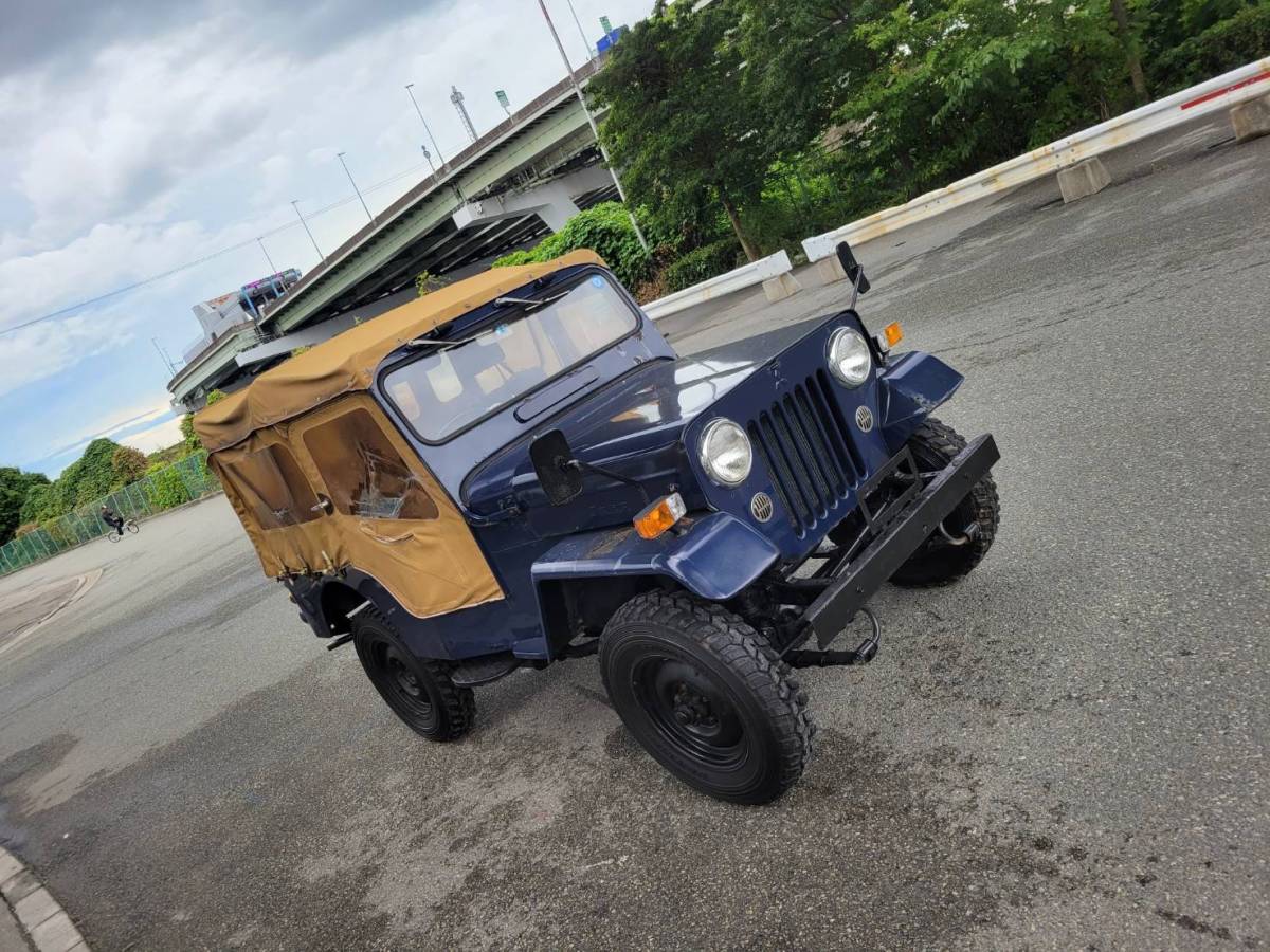 ジープ J58改 昭和52年 三菱ジープ リフトアップ 4WD NOx・PM適合 | 三菱jeep ジムニー＆幌車工房 - J55 J55（改）公認車 筑豊発 三菱 J59☆マッドブラック