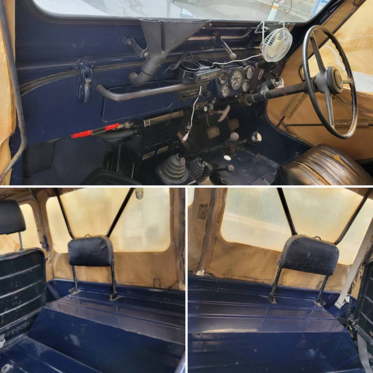 ジープ J58改 昭和52年 三菱ジープ リフトアップ 4WD NOx・PM適合 | 三菱jeep ジムニー＆幌車工房 - J55 J55（改）公認車 筑豊発 三菱 J59☆マッドブラック