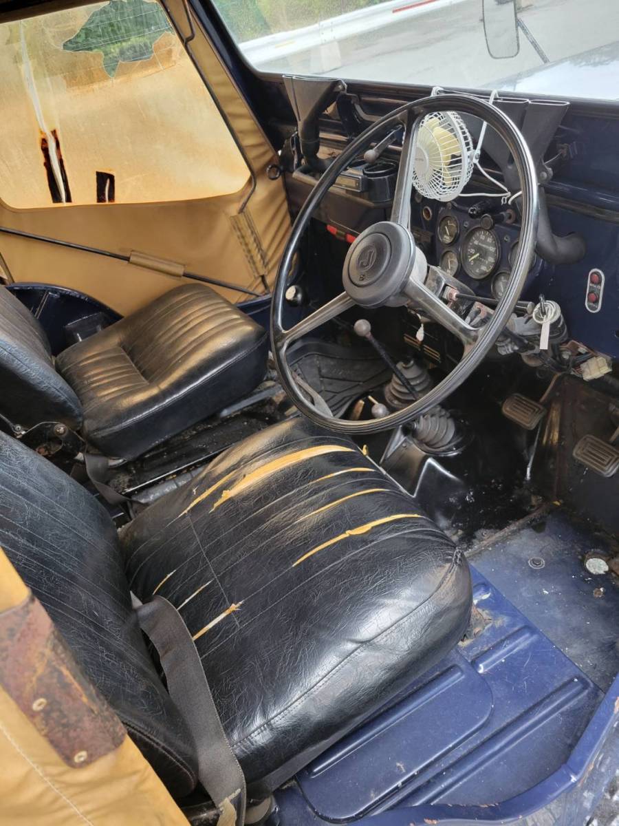 ジープ J58改 昭和52年 三菱ジープ リフトアップ 4WD NOx・PM適合 | 三菱jeep ジムニー＆幌車工房 - J55 J55（改）公認車 筑豊発 三菱 J59☆マッドブラック