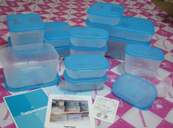 お買い得，100%新品 約40％引 タッパーウェア フリーザーメイト １３点セット 総額￥16.830 Tupperware(プラスチック製)｜売買されたオークション情報、yahooの商品情報をアーカイブ公開 - オークファン プラスチック製