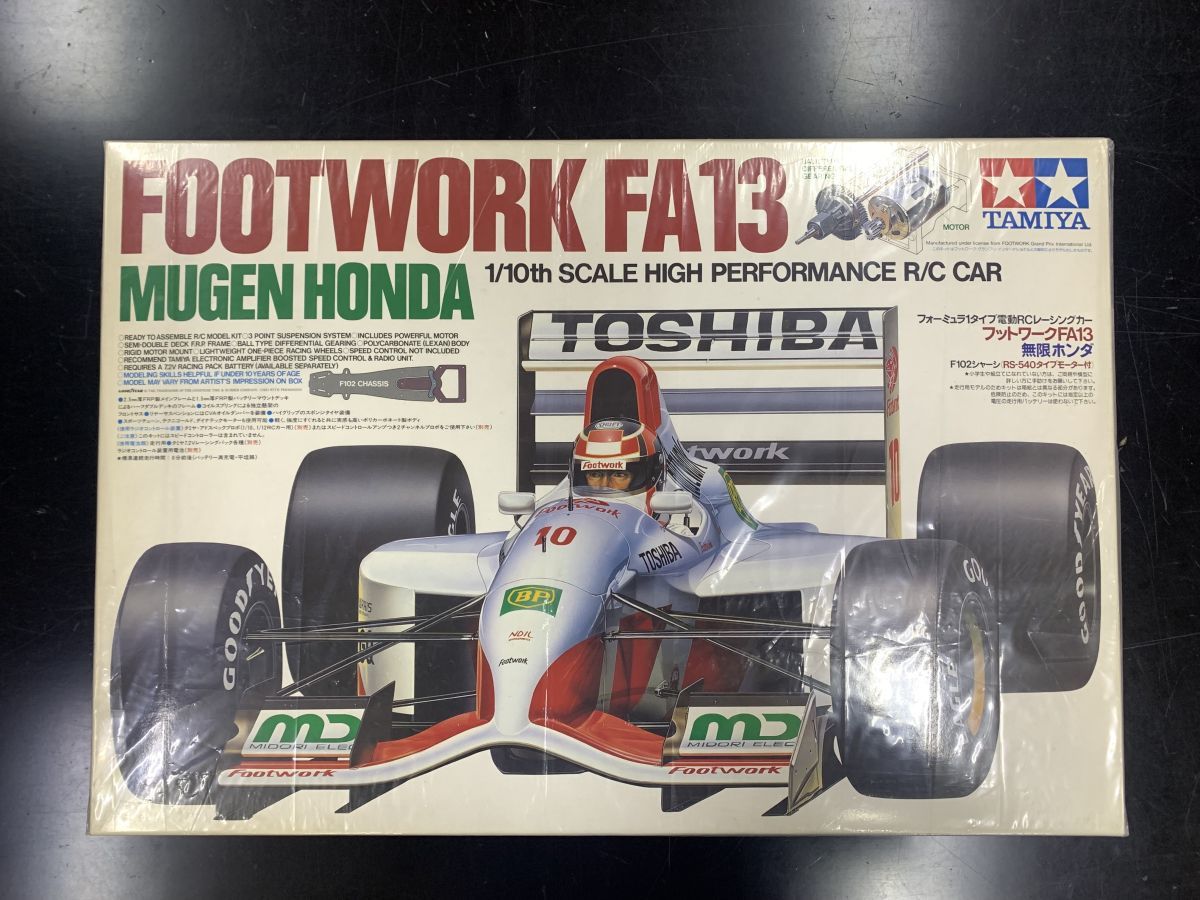 お得，新作登場 未組立 タミヤ 1/10 フットワーク FA13 無限 ホンダ