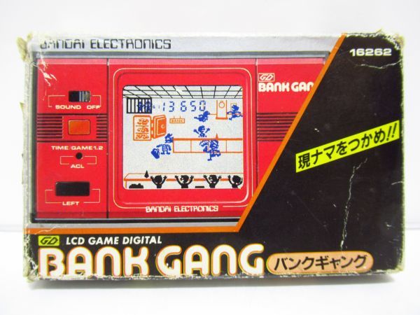 旧バンダイ LCDゲーム バンクギャング BANK GANG 現状品 [Dass0919]