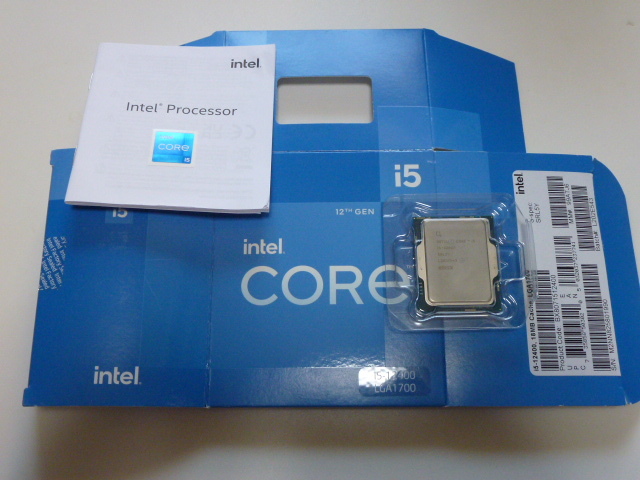 INTEL CPU Core i5 12400 6コア12スレッド SRL5Y LGA1700 CPUのみ 起動  