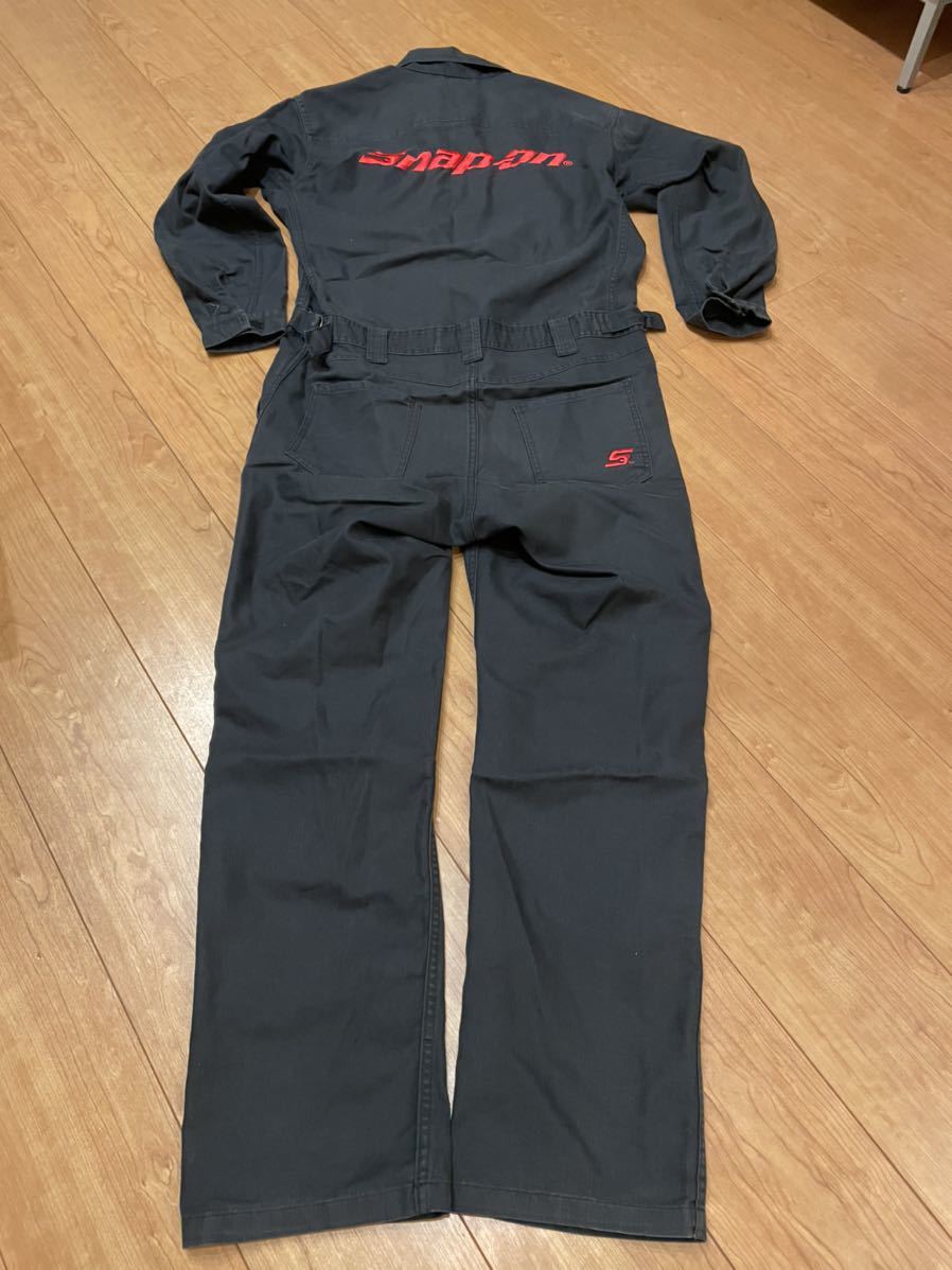 スナップオン snap-on つなぎ ブラック LLサイズ 刺繍ロゴ ハーレー