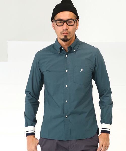 of DUFFER The ST USED LIKE コーデュロイ GEORGE USED加工 リブ袖シャツ リブ袖 RIB ポロシャツ St RIBBED セントジョージ