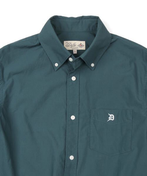 of DUFFER The ST USED LIKE コーデュロイ GEORGE USED加工 リブ袖シャツ リブ袖 RIB ポロシャツ St RIBBED セントジョージ