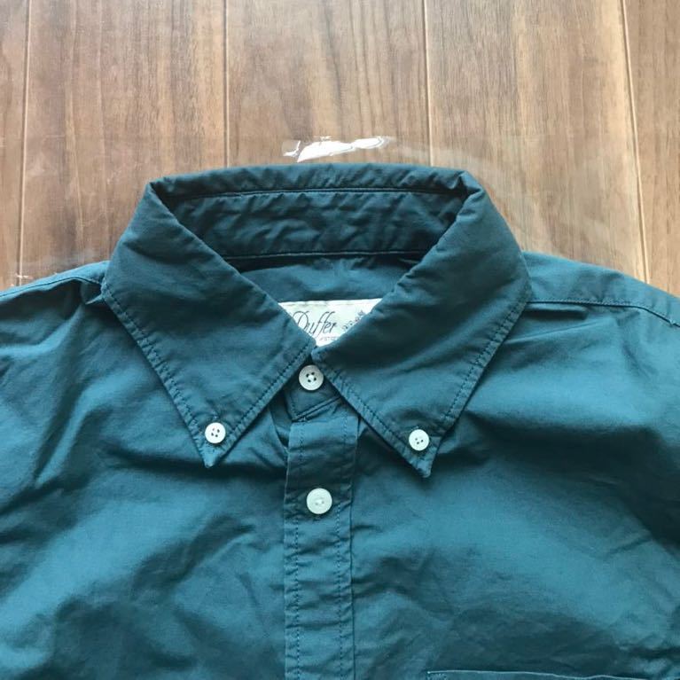 of DUFFER The ST USED LIKE コーデュロイ GEORGE USED加工 リブ袖シャツ リブ袖 RIB ポロシャツ St RIBBED セントジョージ