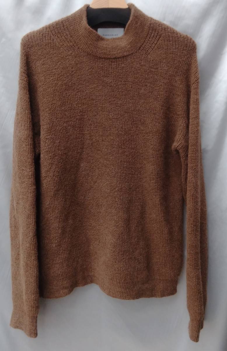 新品，人気SALE MARKAWARE マーカウェア ニット サイズ2 茶色 ブラウン アルパカ100％ 日本製 MADE IN JAPAN(Mサイズ)｜売買されたオークション情報、yahooの商品情報をアーカイブ公開 - オークファン Mサイズ