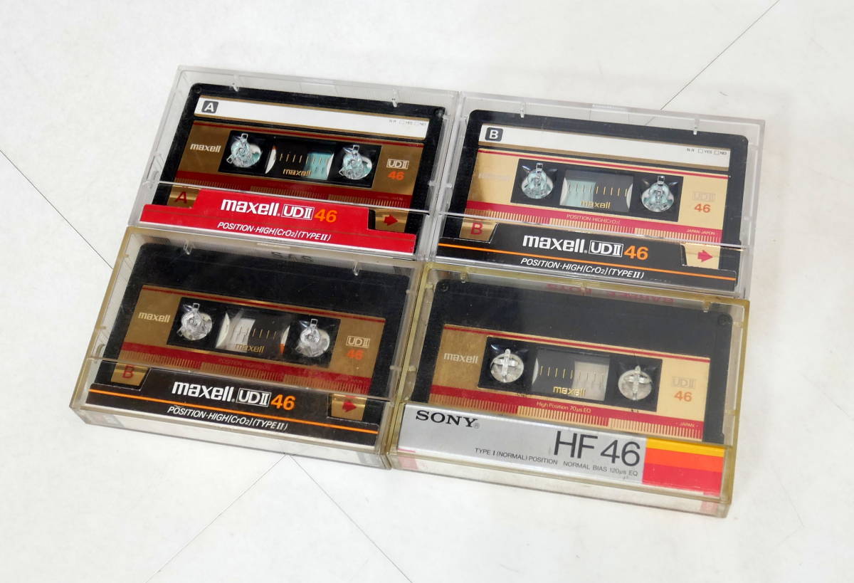 maxell カセットテープ きいろ ハイポジション46分3本 