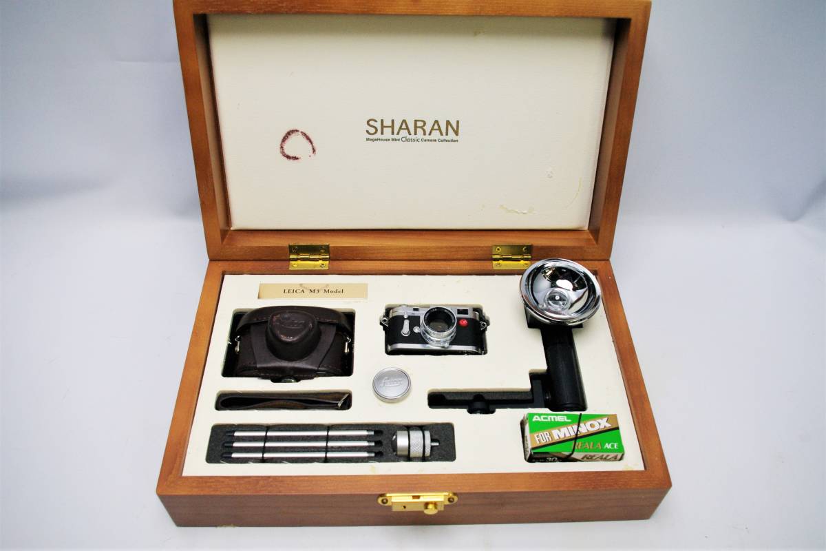 SHARAN ライカM3モデル☆ストロボ付き メガハウス Leica M3モデル フルセット ストロボ 三脚 ケース など