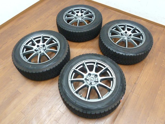 ダンロップ スタッドレスタイヤ 4本 WINTER MAXX WM01 17インチ 2018年