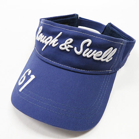 ラフ＆スウェル　ゴルフ　バイザー　ネイビー　フリーサイズ　新品未使用 ラフアンドスウェル SUN サンバイザー rough&swell VISOR バイザー
