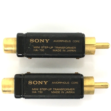 SONY HA-T50 小型昇圧MCトランス ペア オーディオ ソニー ジャンク Y6811283