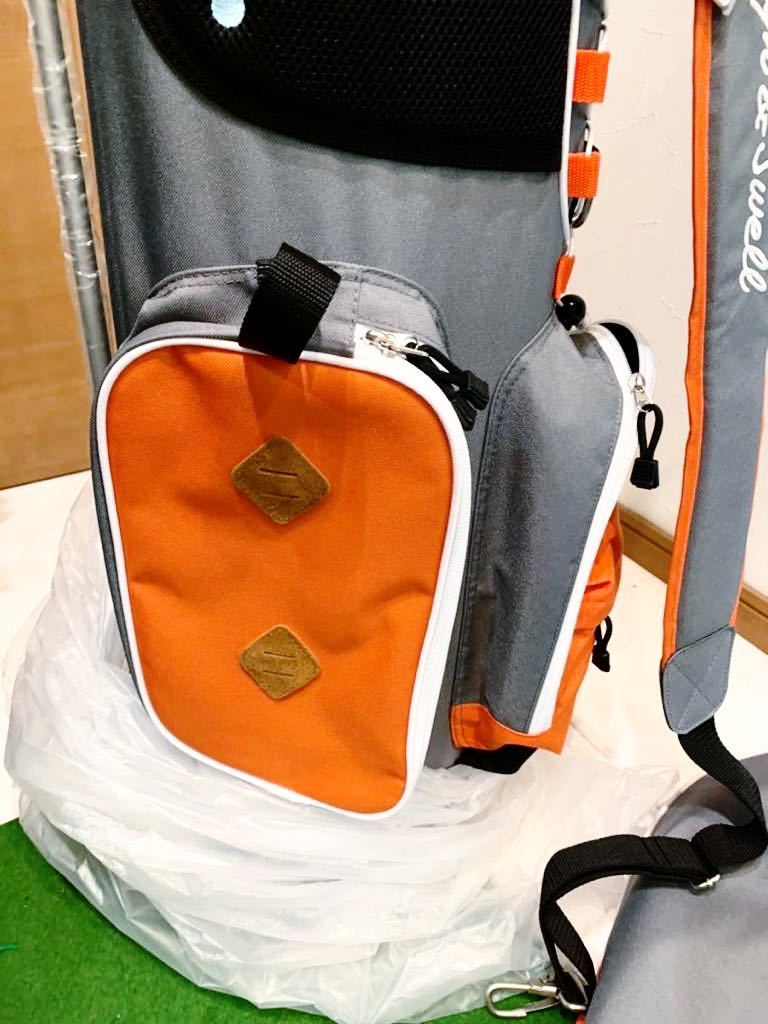 ラフ＆スウェルゴルフバッグオレンジ新品未使用完売品