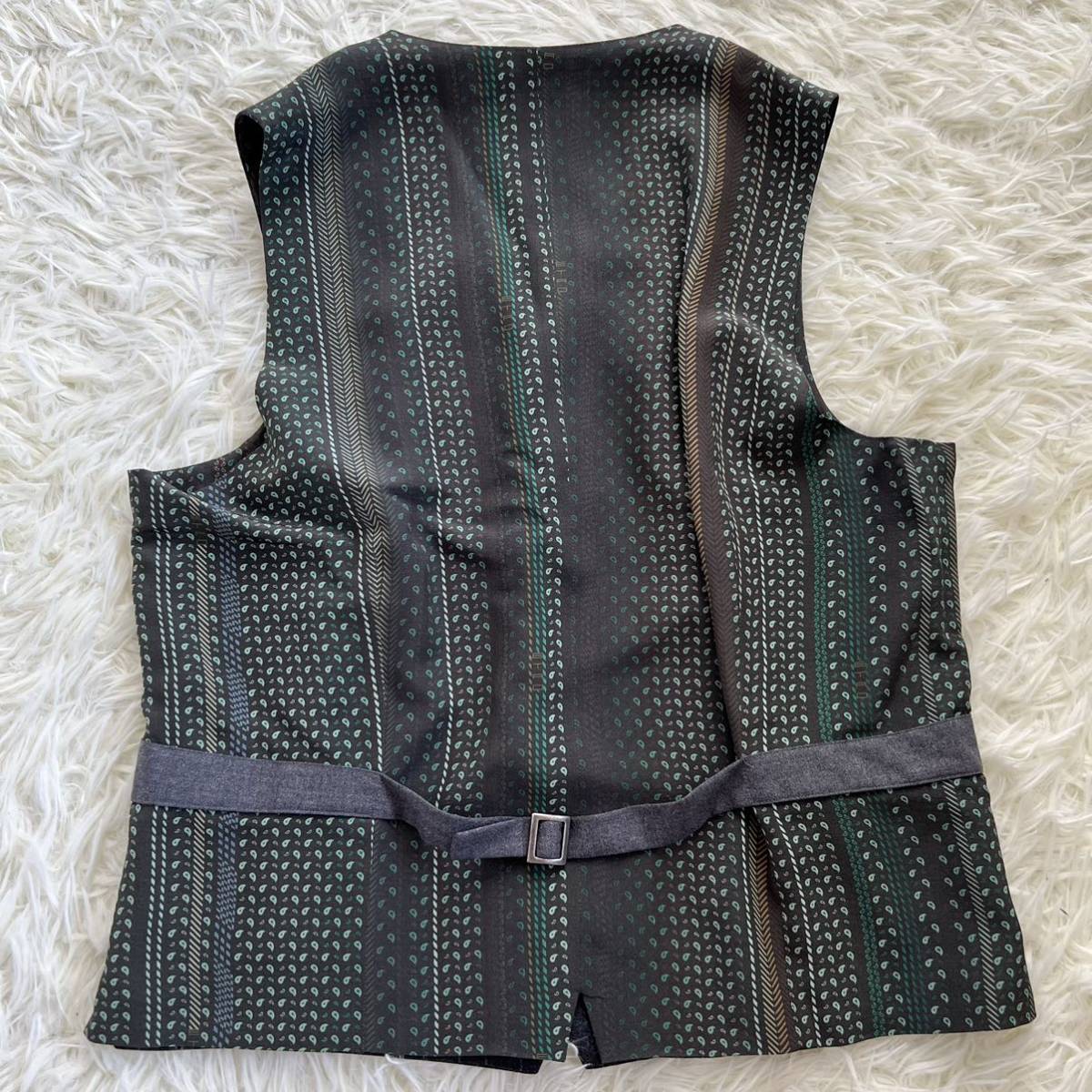 エトロ【希少XL位 美品】ETRO テーラードジャケット ベスト ジレ 