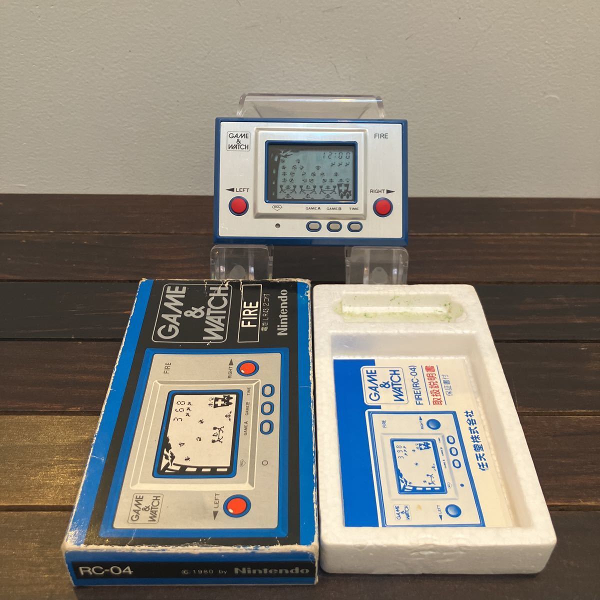 ゲーム＆ウオッチ ファイア FIRE RC-04 レアゲームウォッチ レトロ 