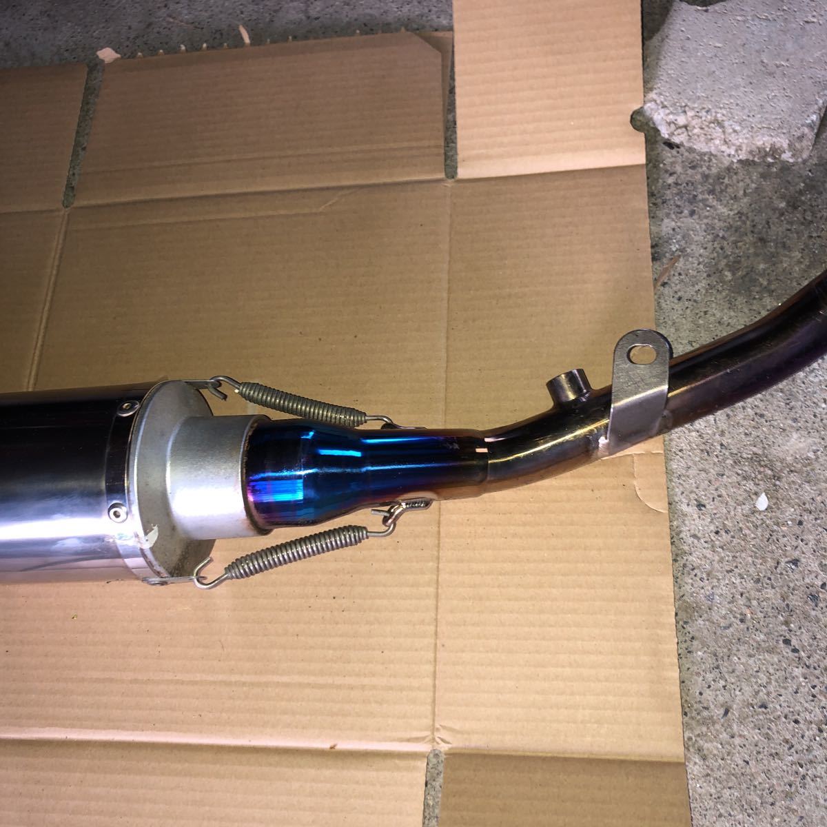BEET ナサートR スリップオンマフラー dトラッカー125 klx125 中古 
