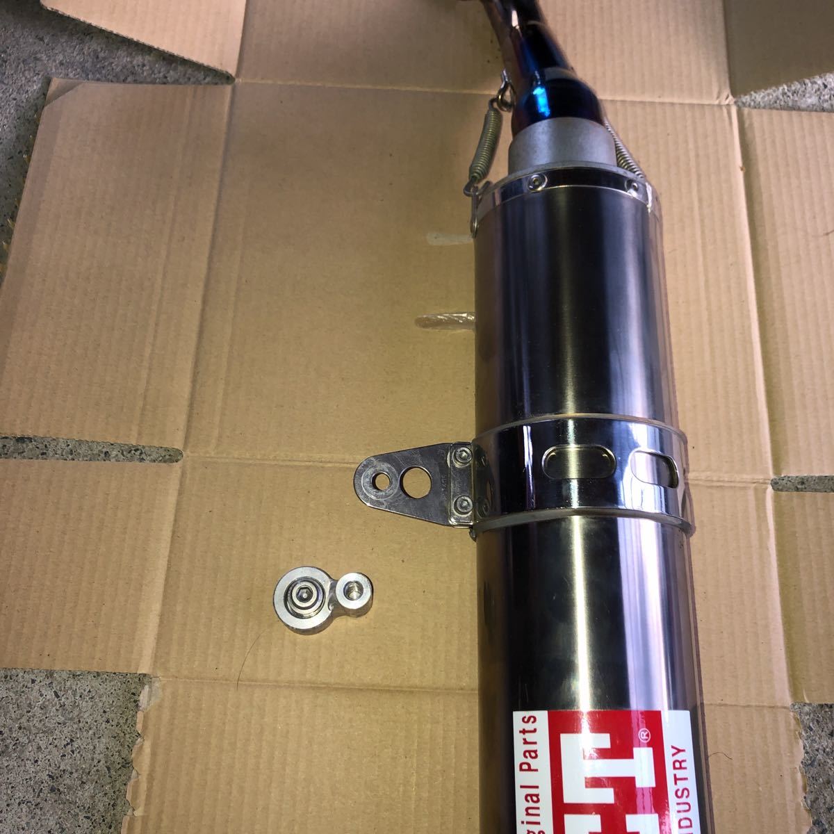 BEET ナサートR スリップオンマフラー dトラッカー125 klx125 中古 