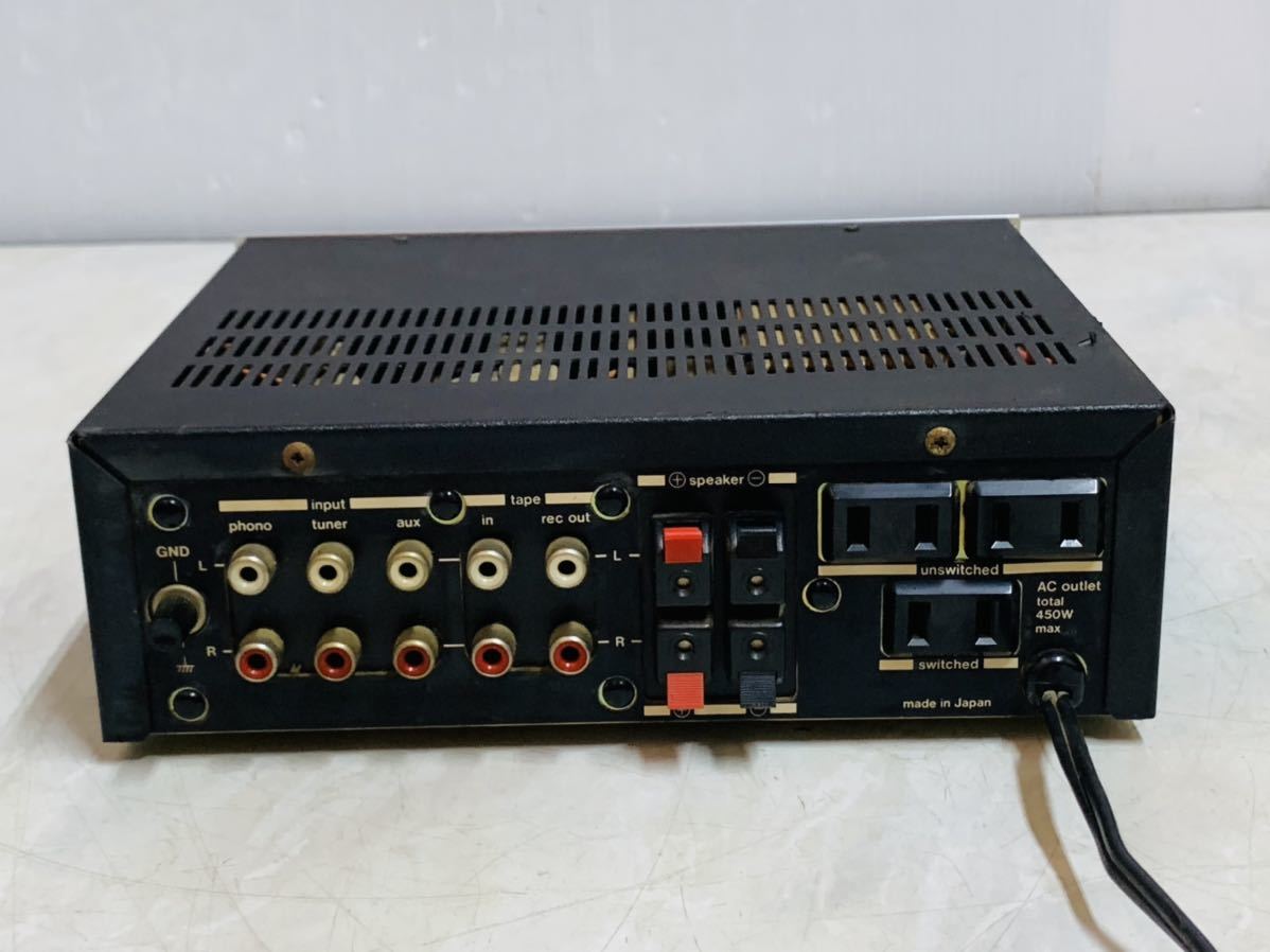 AIWA アイワ ミニコンポ レトロ プリメインアンプ S-A22 動作品 日本
