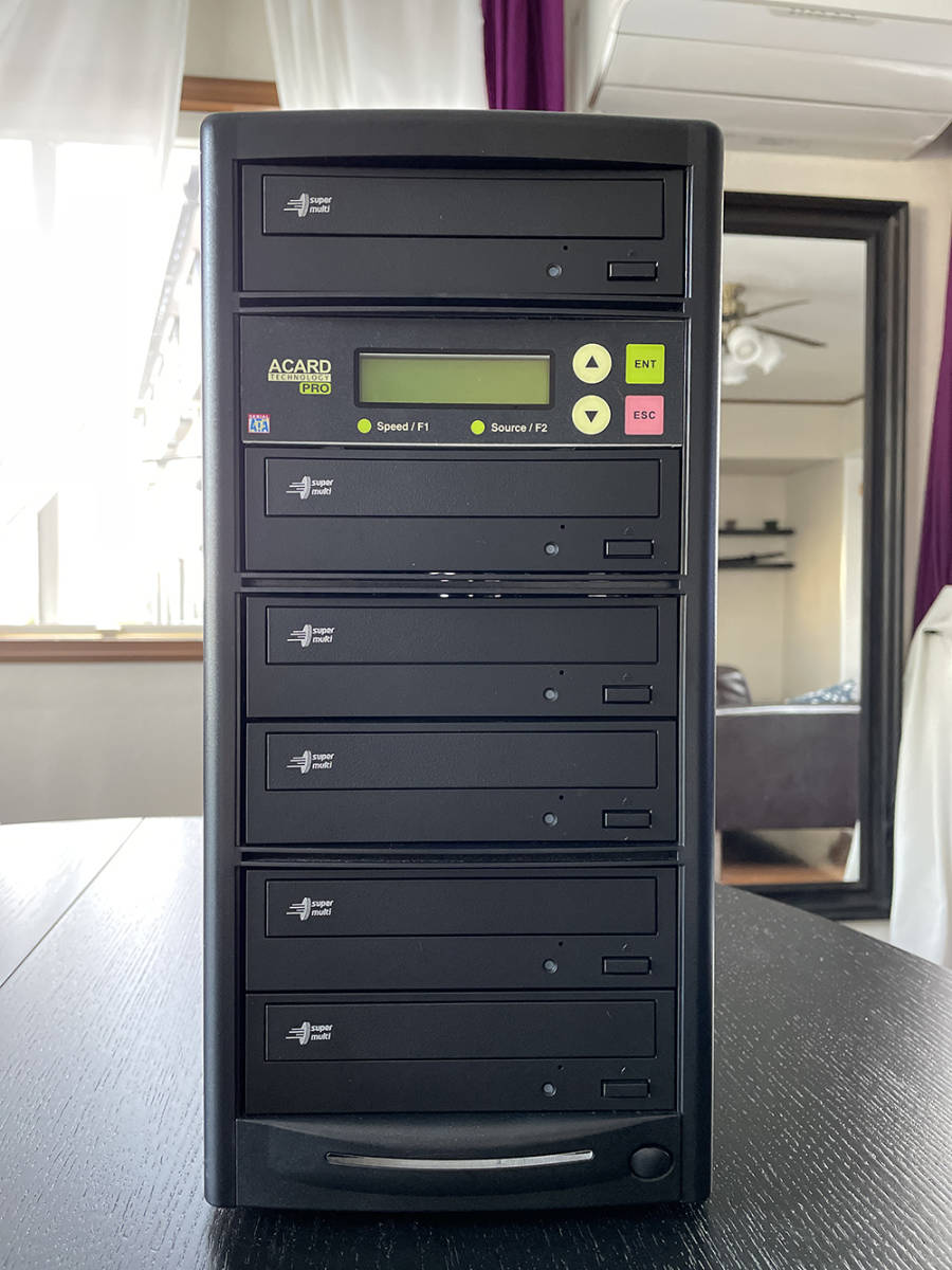 k*i様 ACARD Pro デュプリケーター 1対10 DVD 簡易動作確認済 Amazon.