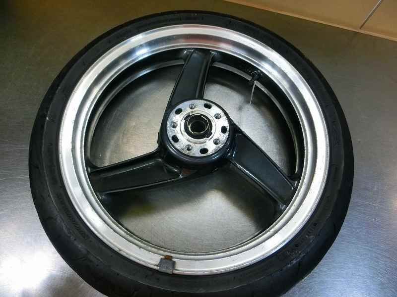 ZZ-R1100 フロントホイール 17x3.50☆C257、ZZR1100-D型、ZXT10D