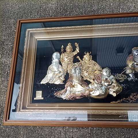 松庵 黄金七福神 純金純銀鍍金 縁起物 宝船 メルカリ - 純金純銀鍍金製