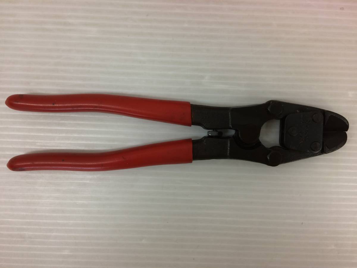 送料込み Blue 移れ Point Snap-on 電工ペンチ 動作確認のみで使用済