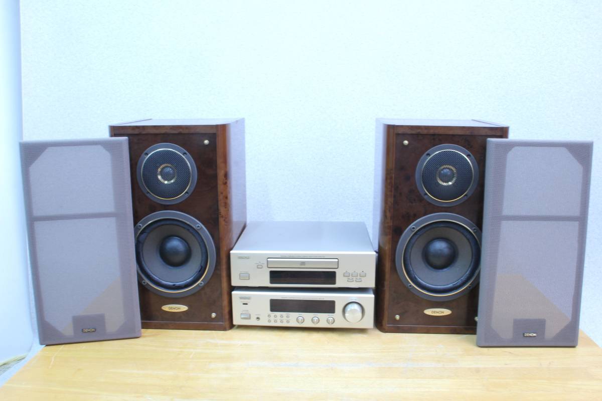 赤字超特価，お買い得 音出し CD DENON デノン オーディオ機器セット CDプレーヤー DCD-F100 ＆ チューナー DRA-F100 ＆ スピーカー SC-410 10/3-11(DENON)｜売買されたオークション情報、yahooの商品情報をアーカイブ公開 - オー DENON