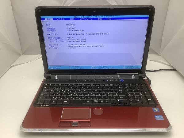 LIFEBOOK ah77 富士通 - 「lifebook Core i7 Yahoo!オークション 1円 FUJITSU △ジャンク ジャンク（シリーズ ジャンク!FUJITSU 8G 1円～ジャンク (ノート