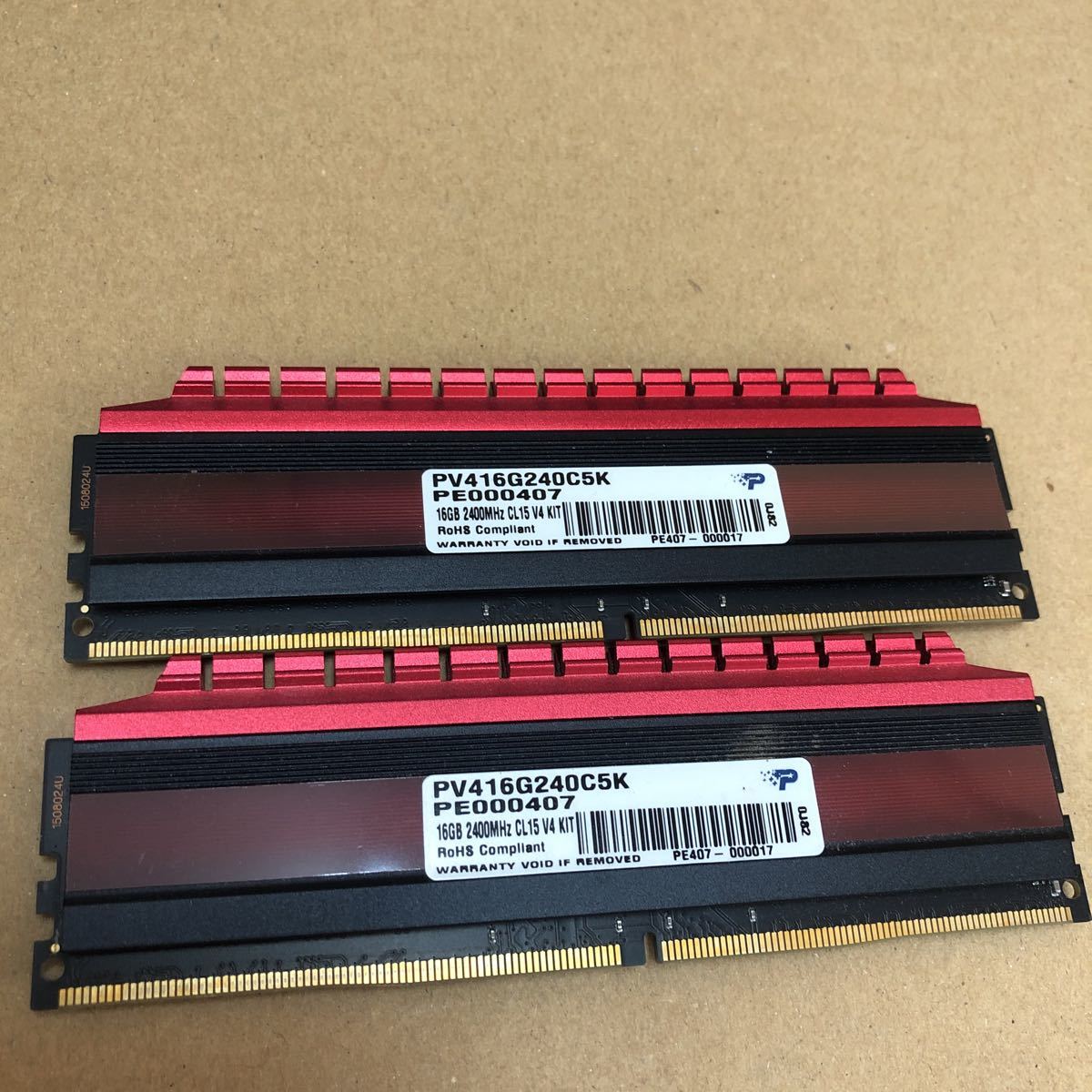 メモリ 16GB x2枚セット　Patriot VIPER