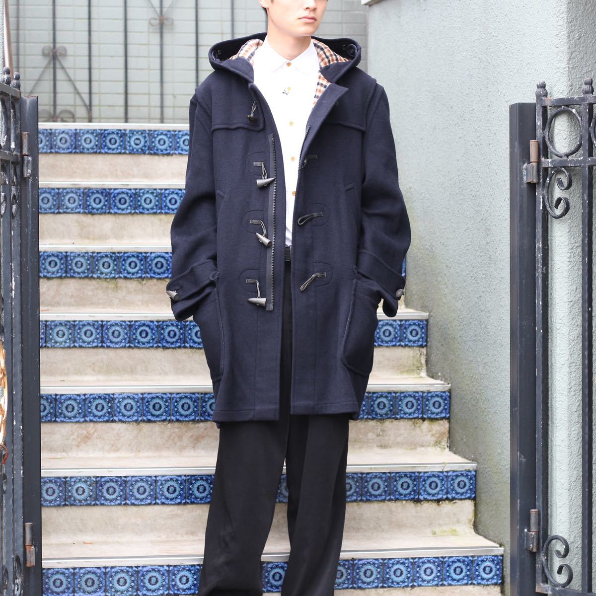 Aquascutum WOOL DUFFLE COAT MADE IN ENGLAND/アクアスキュータム