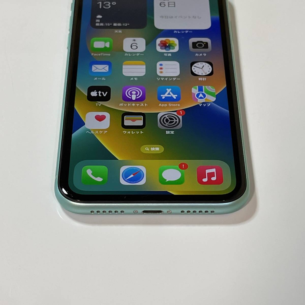 SIMフリー iPhone 11 グリーン 128GB MWM62J/A バッテリー最大容量83％ アクティベーションロック解除済 iPhone 0 グリーン 中古美品②☆ ☆iPhone 箱あり