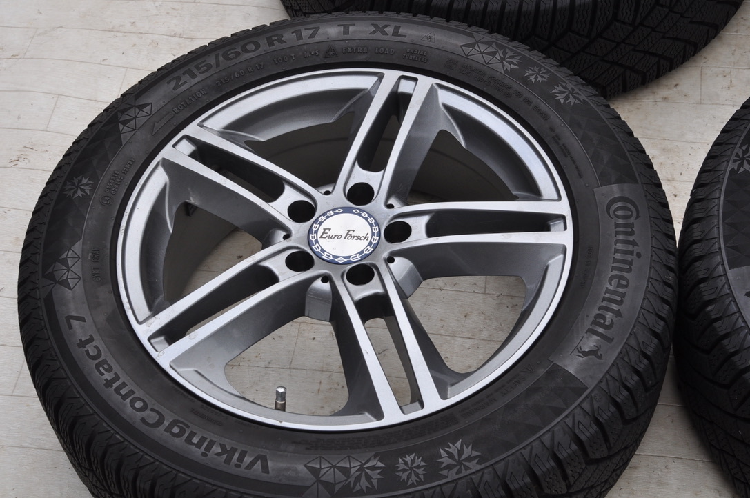 美品スタッドレス 2018年 ベンツ GLA X156 EURO FORSCH 17インチ 6.5J 