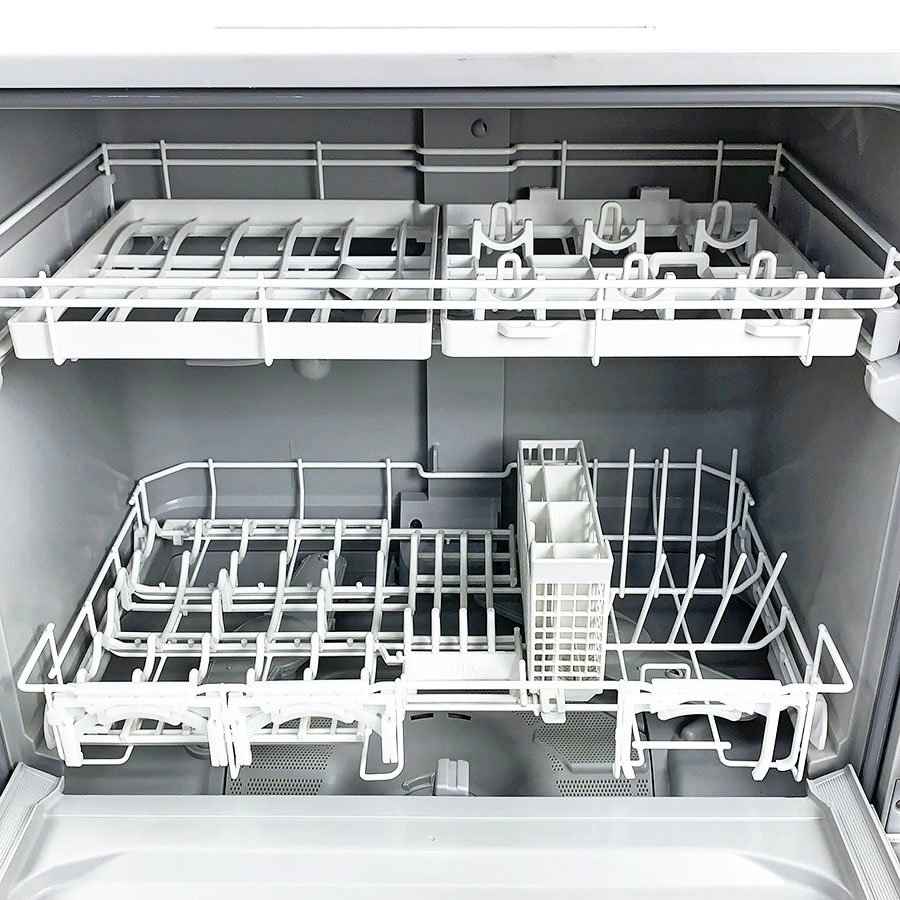 Panasonic パナソニック 食器洗い乾燥機 [5人用 NP 食器洗い乾燥機(食洗機) Panasonic パナソニック 食器洗い乾燥機 NP-TH4 2021年製 ホワイト 動作品 50L 食器40点 [U8218]