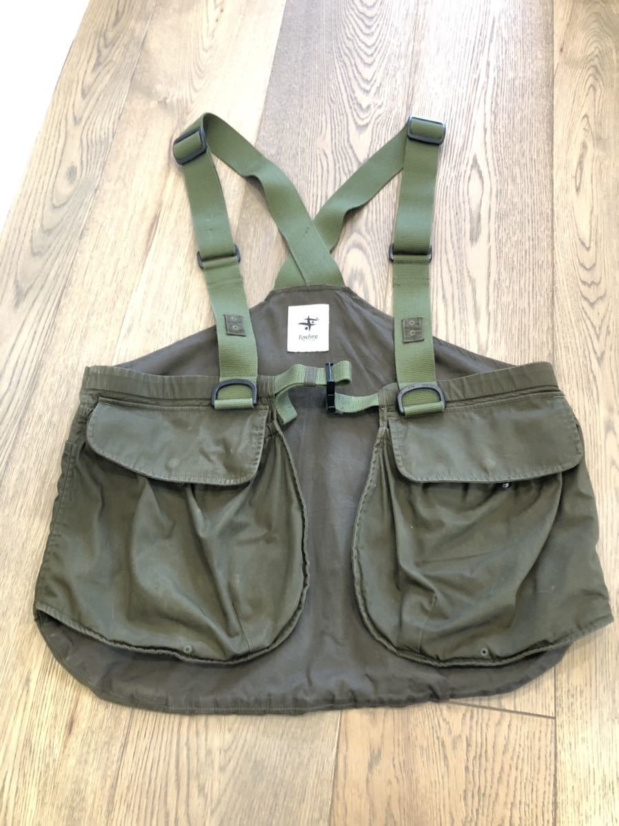 アルフラックスタックルベスト オリーブ Foxfire フォックスファイヤー