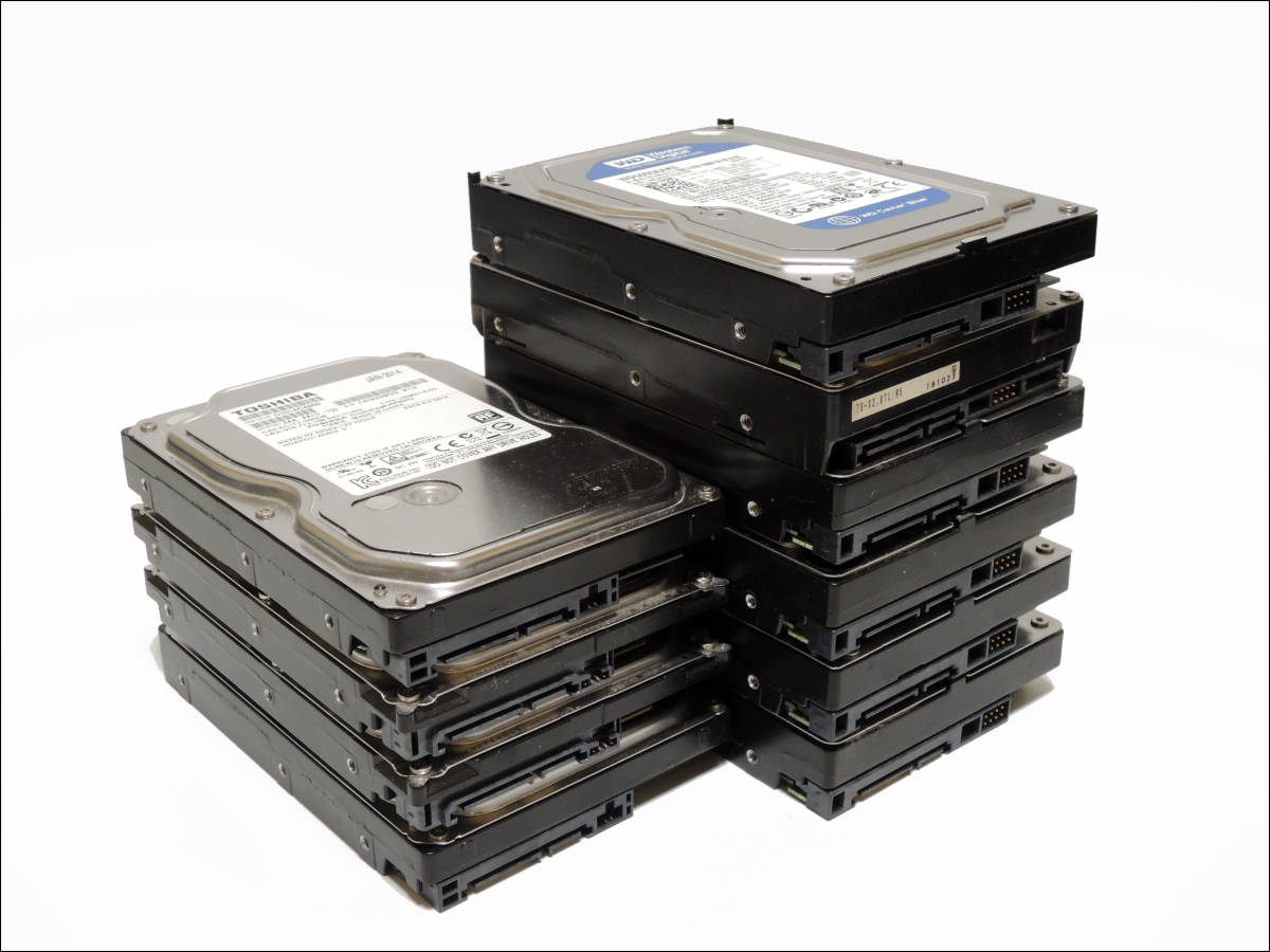 各社 3.5インチHDD 500GB SATA 10台セット #10068 R024-500 GB 3.5