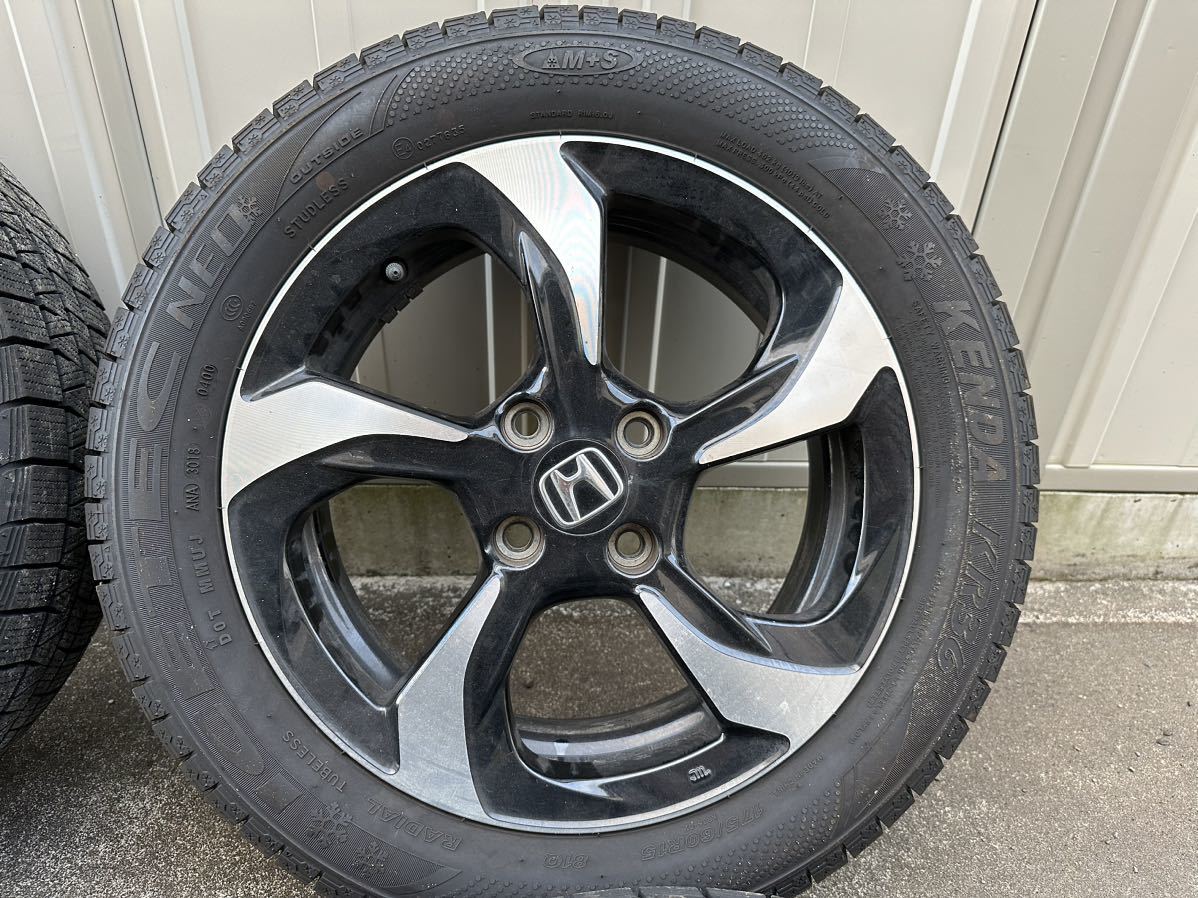 175/60R15 185/55R16 ホンダ S660 純正ホイール スタッドレス 4本 