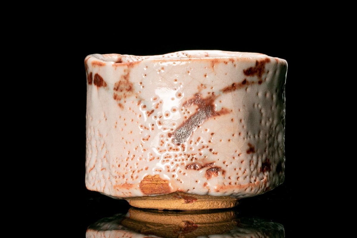 若尾利貞 志野 ぐい呑 酒器 共箱 共栞 2025年最新Yahoo!オークション