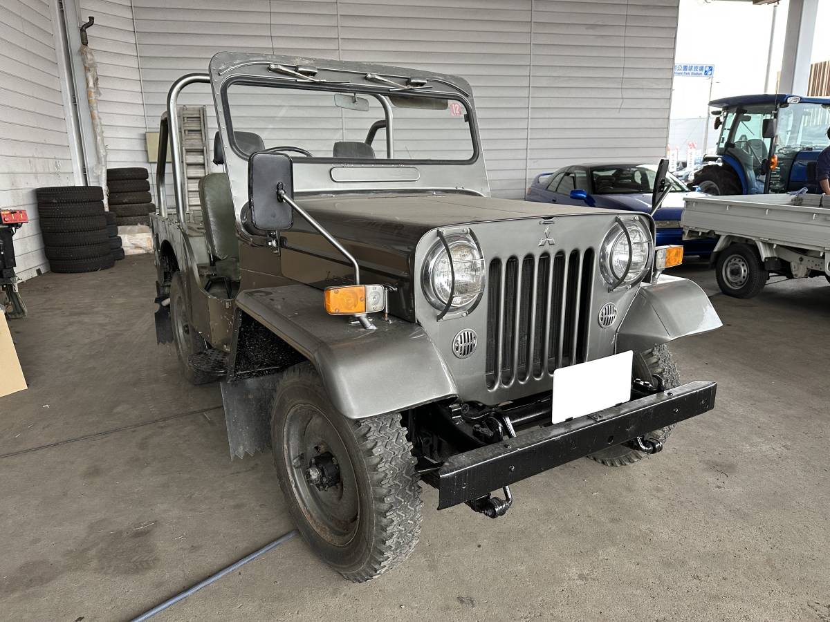 送料無料，品質保証 岩手発 昭和48年 三菱 ジープ J54 4WD 3速 MT ディーゼル 原動機4DR5 車検令和5年9月迄 現状渡し 売切(ジープ)｜売買されたオークション情報、yahooの商品情報をアーカイブ公開 - オークファン ジープ