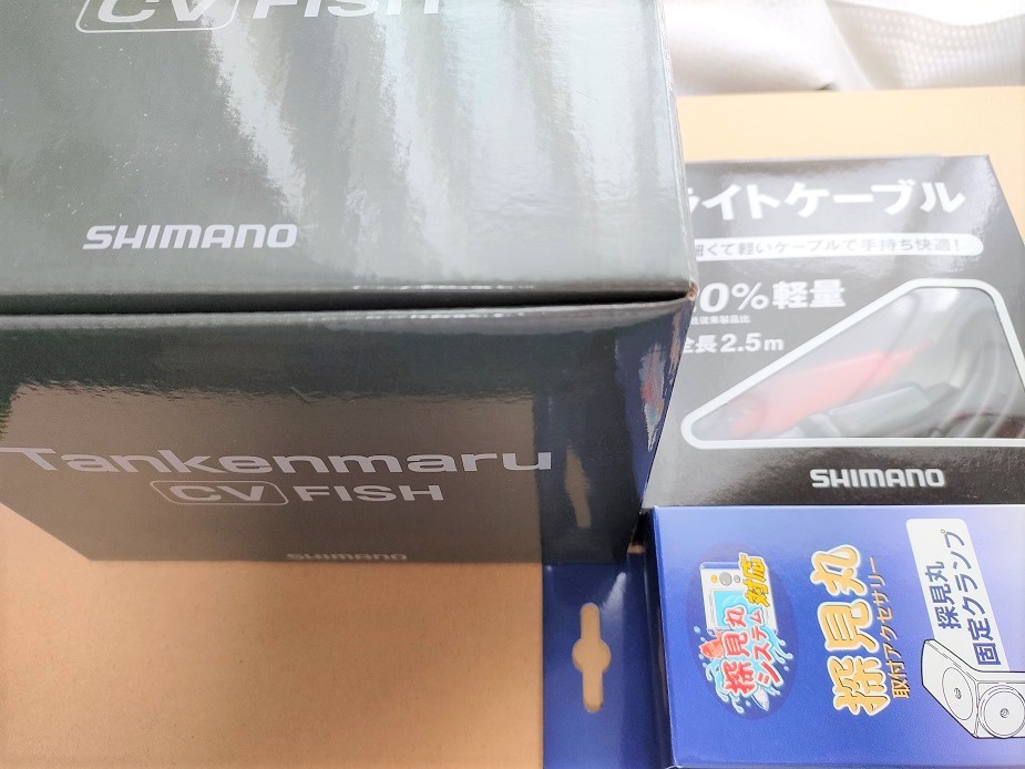 シマノ 探見丸 CV-FISH 純正電源ケーブル 固定クランプ付 探見丸 シマノ SHIMANO シマノ'20 CV-FISH CV-Fish シマノ探見丸 13探
