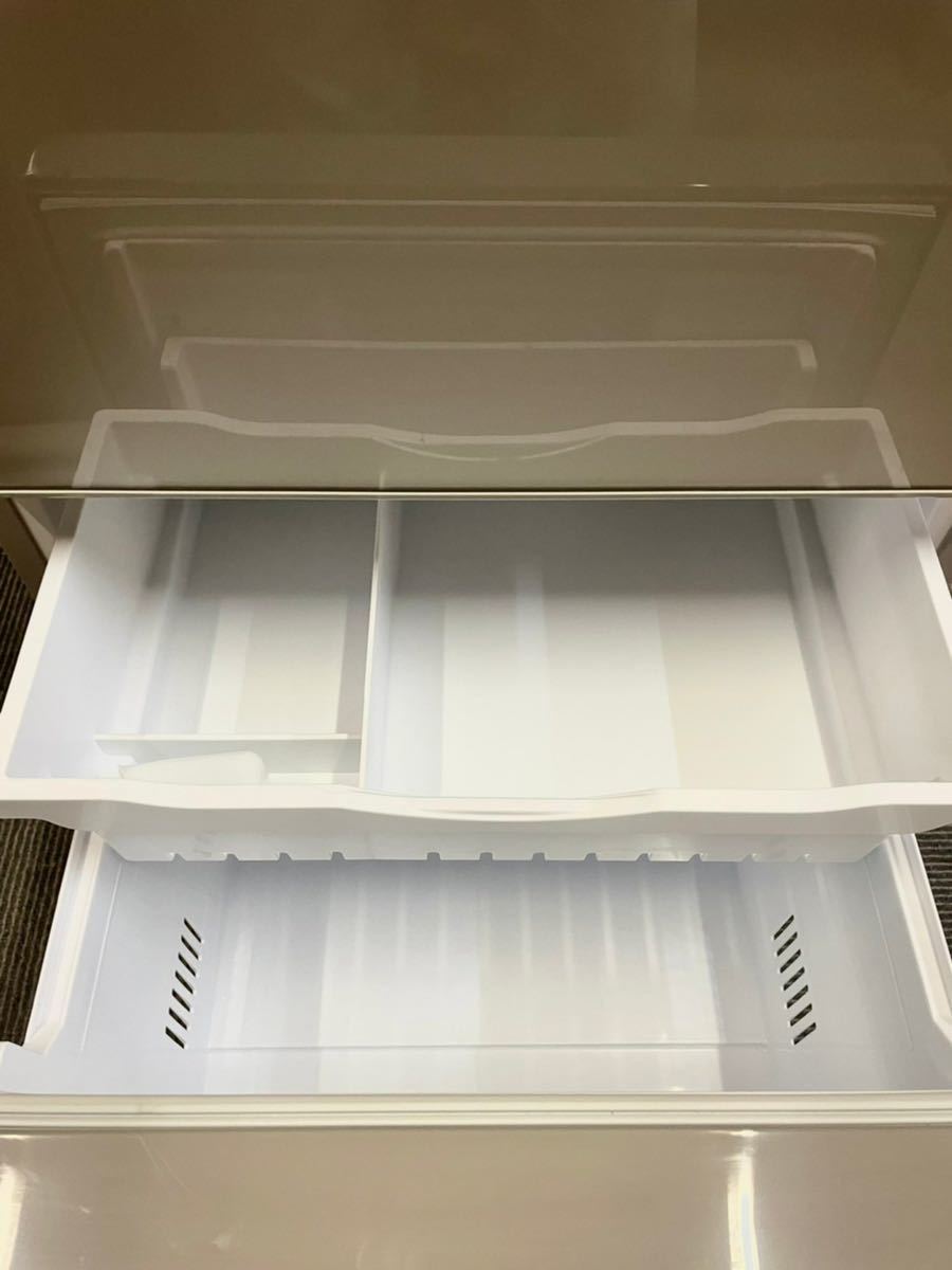 極美品 ほぼ未使用 HITACHI 日立 3ドア 冷凍冷蔵庫 375L R-S38JV (XW 