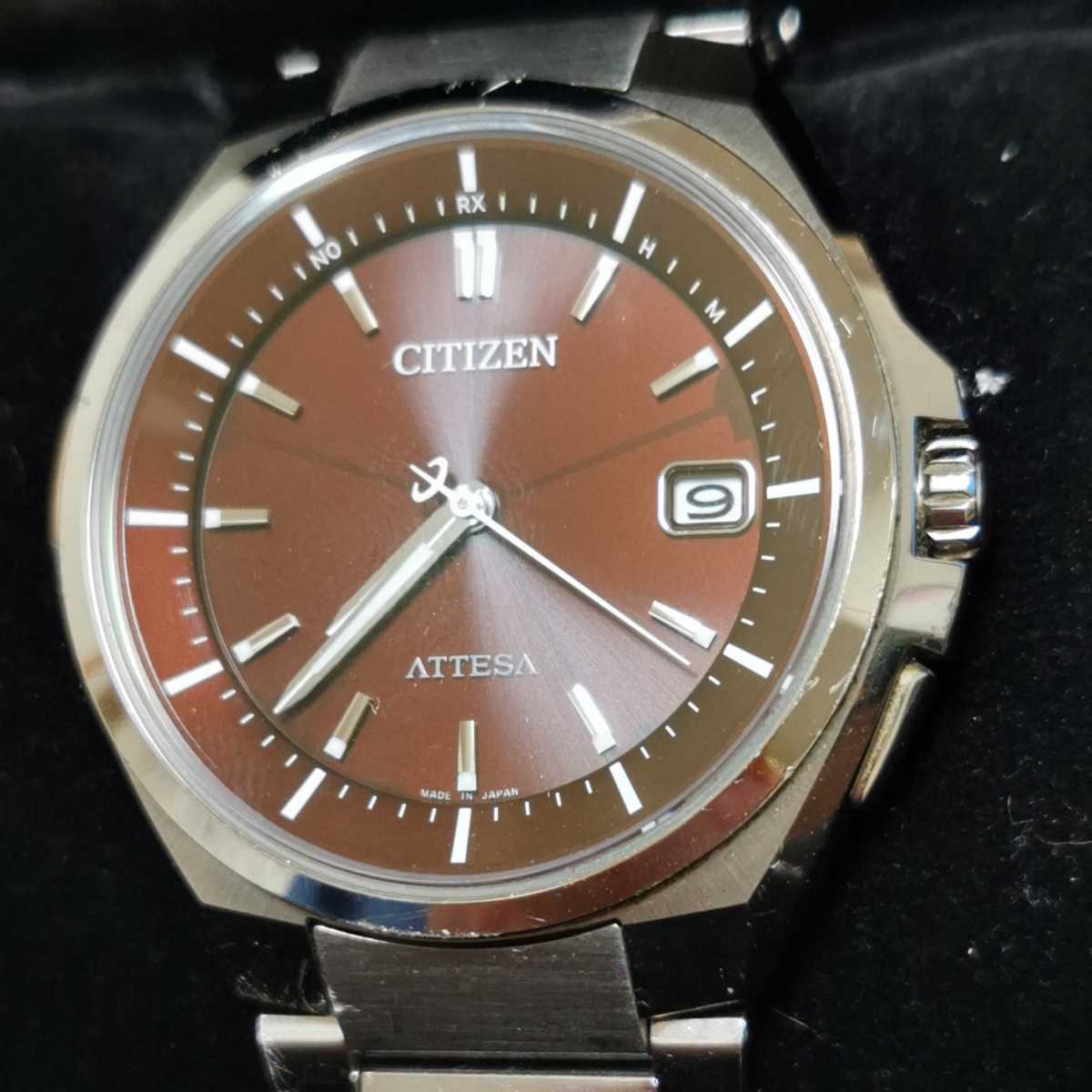 希少/動作確認済】CITIZEN シチズン 腕時計 アテッサ H110-T016308 TA 