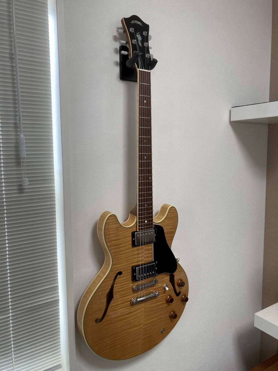 美品】軽量2.72Kg セミアコ Stafford FES (ハカランダ指板、マグナム 