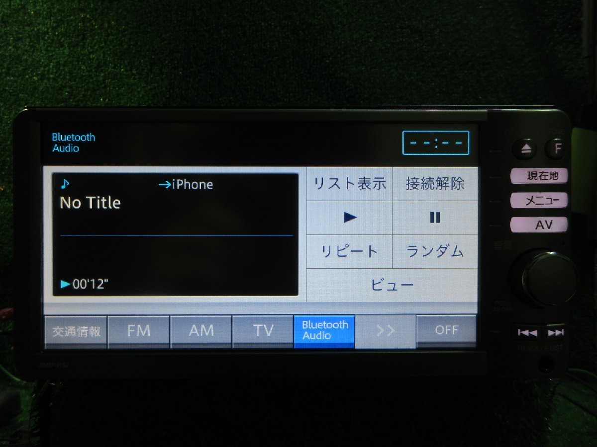 ダイハツ純正ナビ NMZP-W62 CD/DVD/Bluetoothオーディオ再生確認済み