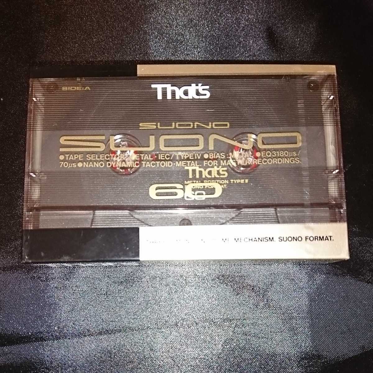 SUONO 0 IV METAL TYPE THAT'S 1 BLANK CASSETTE TAPE That's Cassette