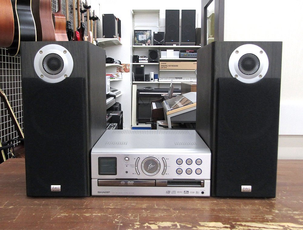 SHARP DVD1ビットデジタルシステム - SD-VH90-S ミニコンポ 希少