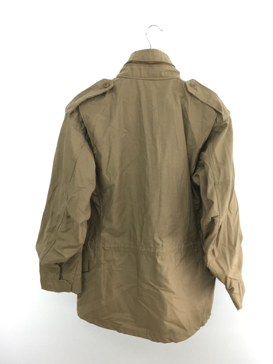 ALPHA INDUSTRIES◆ミリタリージャケット/S/コットン/KHK/無地/8415-01-099-7836